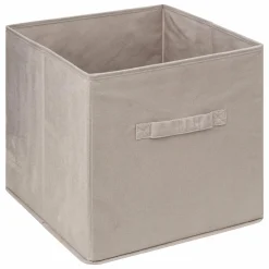 Panier Et Organisateur|5 Five Simply Smart Panier de rangement (31 x 31 cm) Velours Lin