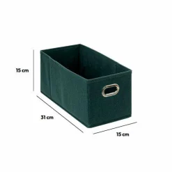 Panier Et Organisateur|5 Five Simply Smart Panier de rangement (15 x 31 cm) Helena Bleu pétrole