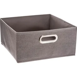 Panier Et Organisateur|ATMOSPHERA Panier de rangement (31 x 15 cm) Helena Gris clair