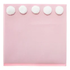 Rangement Enfant|ATMOSPHERA Panier de rangement enfant (29 x 29 cm) 5 Pompons Rose
