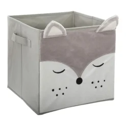 Rangement Enfant|ATMOSPHERA Panier de rangement enfant (29 x 29 cm) Renard Gris