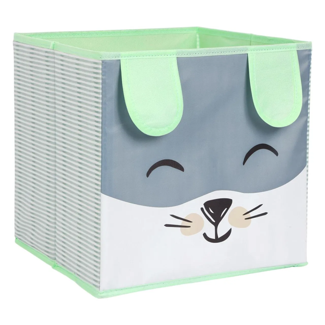 Rangement Enfant|OSTARIA Panier de rangement enfant (29 x 29 cm) Lapin Vert