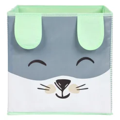 Rangement Enfant|OSTARIA Panier de rangement enfant (29 x 29 cm) Lapin Vert