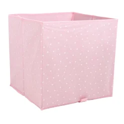 Rangement Enfant|ATMOSPHERA Panier de rangement enfant (29 x 29 cm) Etoiles Rose