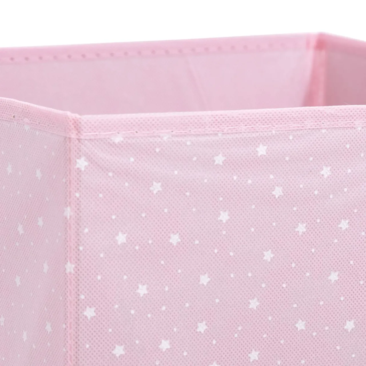 Rangement Enfant|ATMOSPHERA Panier de rangement enfant (29 x 29 cm) Etoiles Rose