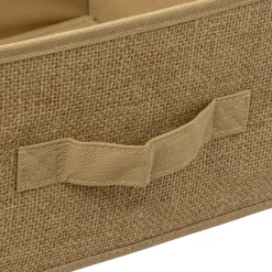 Panier Et Organisateur|ATMOSPHERA Panier de rangement jute (31 x 31 x 15 cm) Naro Beige