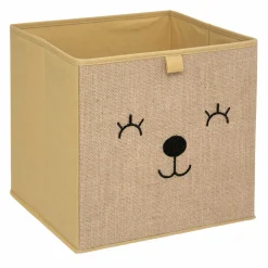 Rangement Enfant|Atmosphera cru017dateur d'intu017drieur for kids Panier de rangement Jute Animal naturel Marron