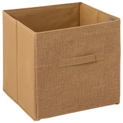 Panier Et Organisateur|5 Five Simply Smart Panier de rangement toile de jute (31 x 31 cm) Mix Beige