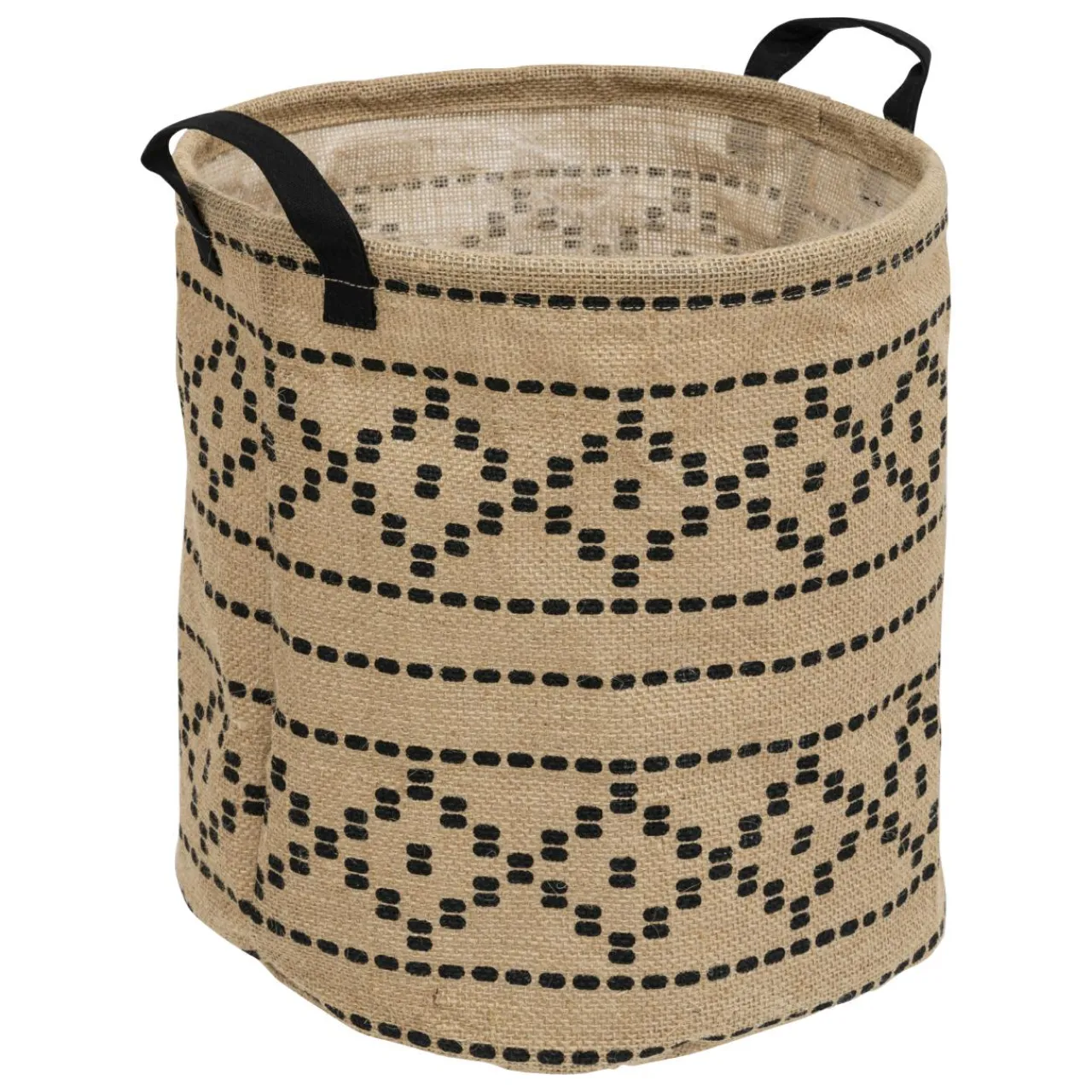 Panier Et Organisateur|Panier Déco|ATMOSPHERA Panier en jute (32 x 32 cm) Valy Beige