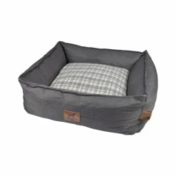 Panier, Coussin Et Plaid|LOVE STORY Panier rectangle pour chat et chien Héritage L55 cm Gris