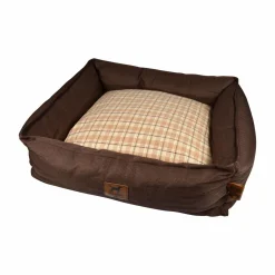 Panier, Coussin Et Plaid|LOVE STORY Panier rectangle pour chat et chien Héritage L65 cm Noisette