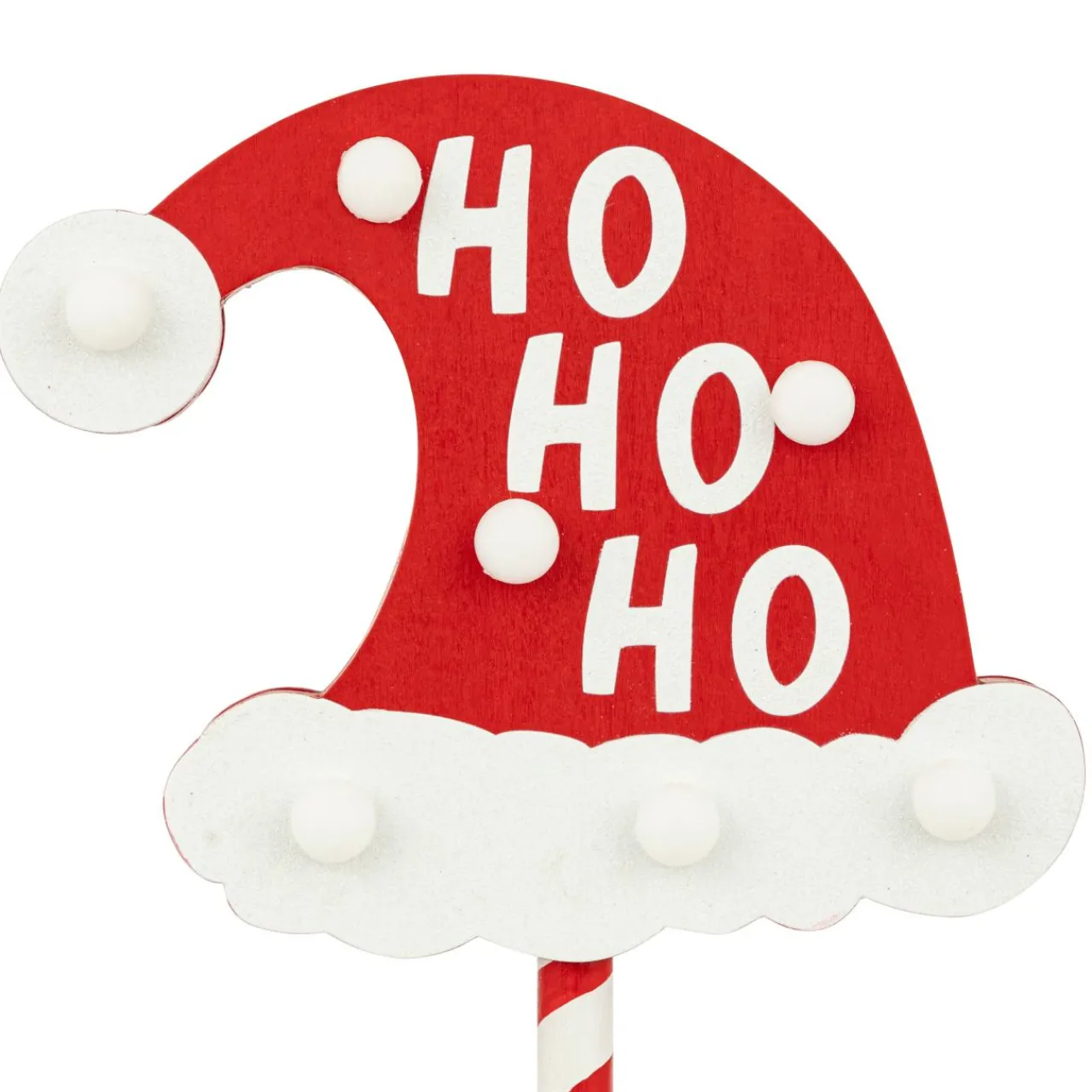 Déco Et Objet De Noël|Déco Et Objet Lumineux|FEERIC LIGHTS Panneau lumineux à piles (H41 cm) Ho Ho Ho Rouge