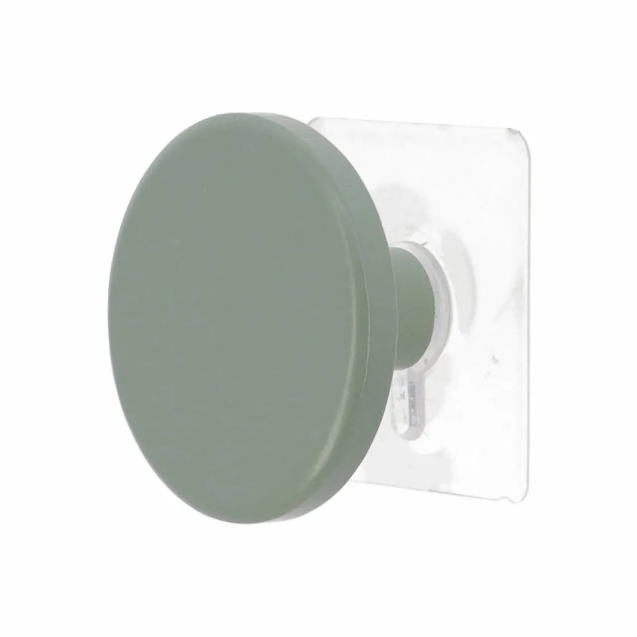 Rangement Salle De Bain|TENDANCE Patère adhésive (D6,5 cm) Easy Chic Kaki Vert kaki