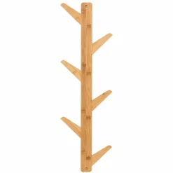 Rangement D'Entrée|ATMOSPHERA Patère double sens 6 têtes Bambou le Naturel