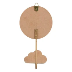 Objet Déco Enfant|Rangement Enfant|OSTARIA Patère murale enfant bois (H16 cm) Licorne Rose