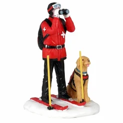 Village De Noël Lemax|LEMAX Personnage Patrouille à ski