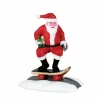 Village De Noël Lemax|LEMAX Personnage Père Noël en skate