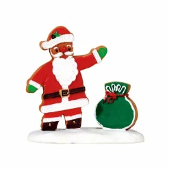 Village De Noël Lemax|LEMAX Personnage Père Noël pain d'épice