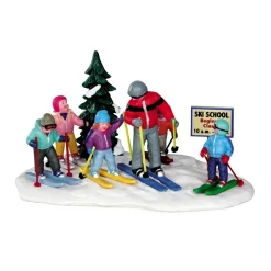 Village De Noël Lemax|LEMAX Personnages L'école de ski