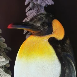 Déco Et Objet Lumineux|KAEMINGK Pingouin lumineux fibre de verre 8 LED (H50 cm) Zélian Blanc froid