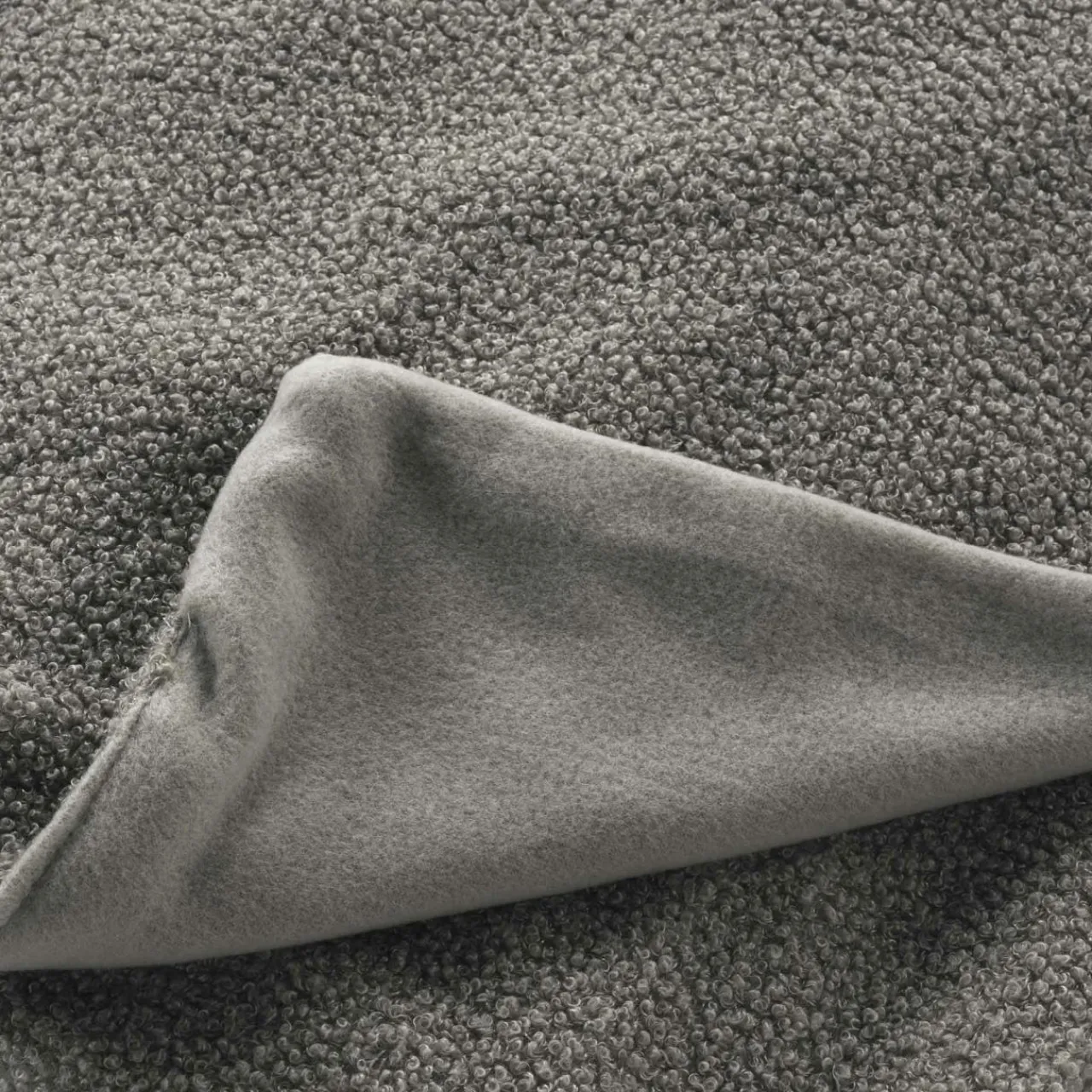 Plaid Et Jeté|douceur d'intu017drieur Plaid bouclette (125 x 150 cm) Wooly Gris