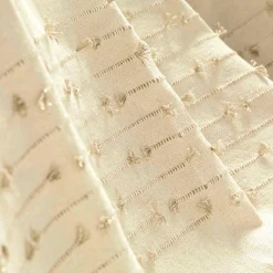 Plaid Et Jeté|Couvre-Lit Et Édredon|DOUCEUR D'INTERIEUR Plaid coton (120 x 150 cm) Golden Sunset Ecru