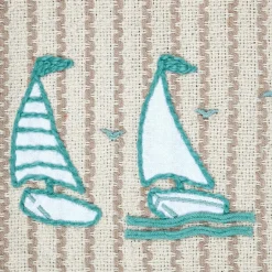 Plaid Et Jeté|STOF Plaid coton recyclé canapé (125 x 150 cm) Barbade Ecru