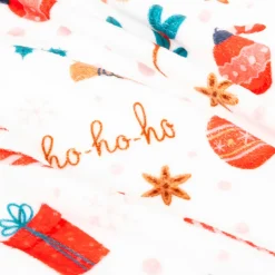 Plaid, Coussin Et Tapis De Noël|JJA Plaid de Noël (180 x 130 cm) Délice Multicolore