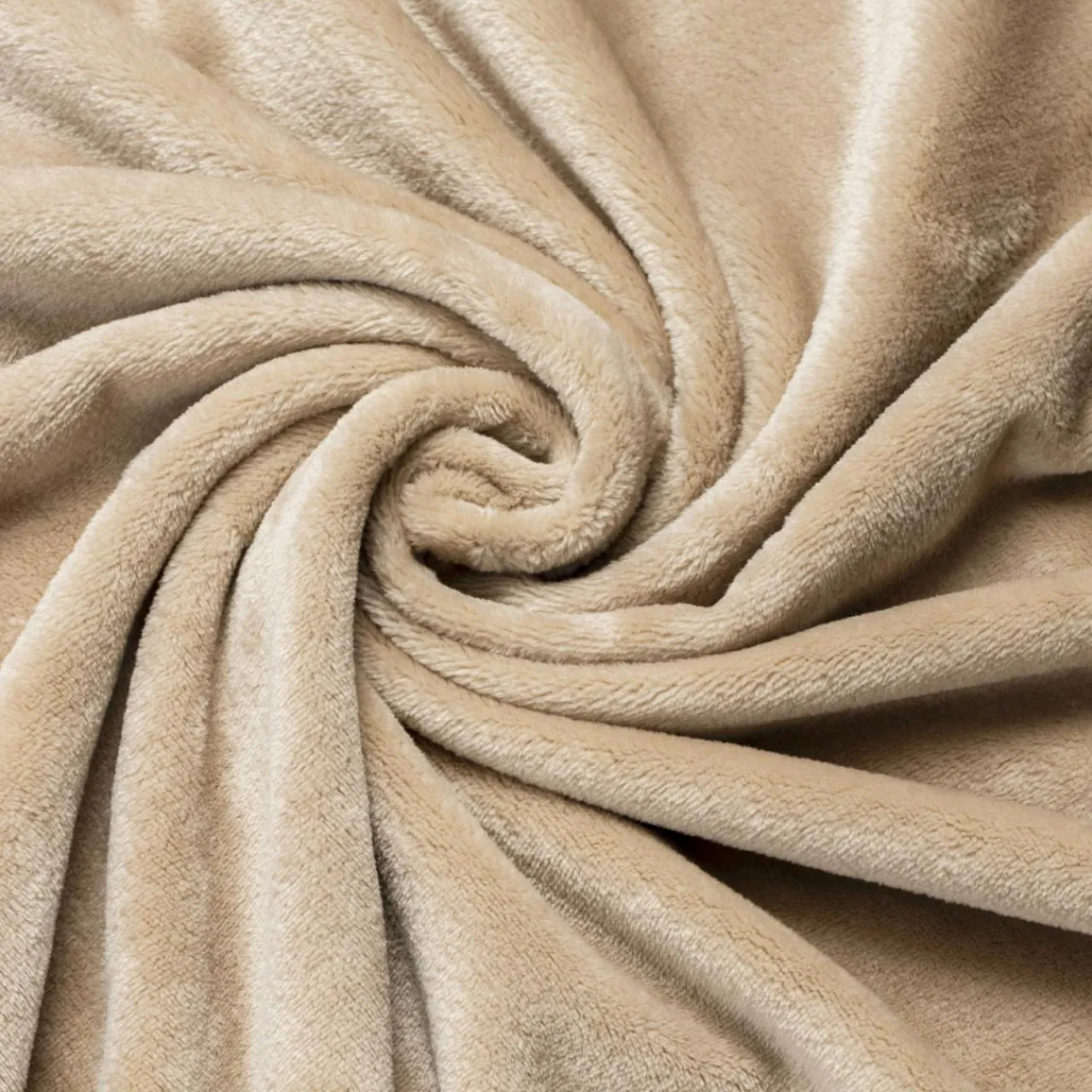 Plaid Et Jeté|EMINZA Plaid doux flanelle (125 x 150 cm) Didou glacé Marron