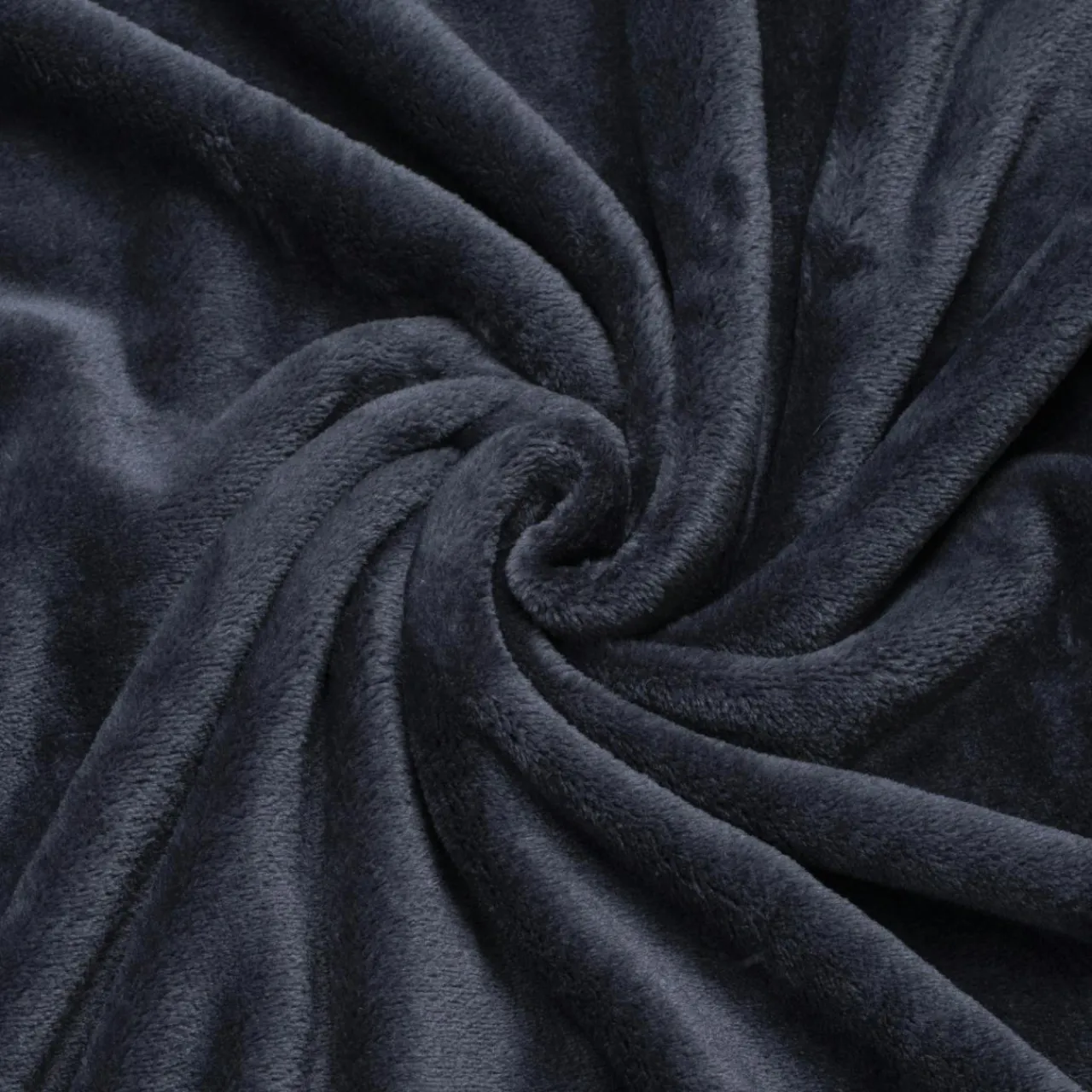 Plaid Et Jeté|EMINZA Plaid doux flanelle (130 x 180 cm) Didou Gris Anthracite