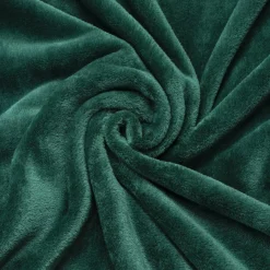 Plaid Et Jeté|EMINZA Plaid doux flanelle (220 x 240 cm) Didou Vert