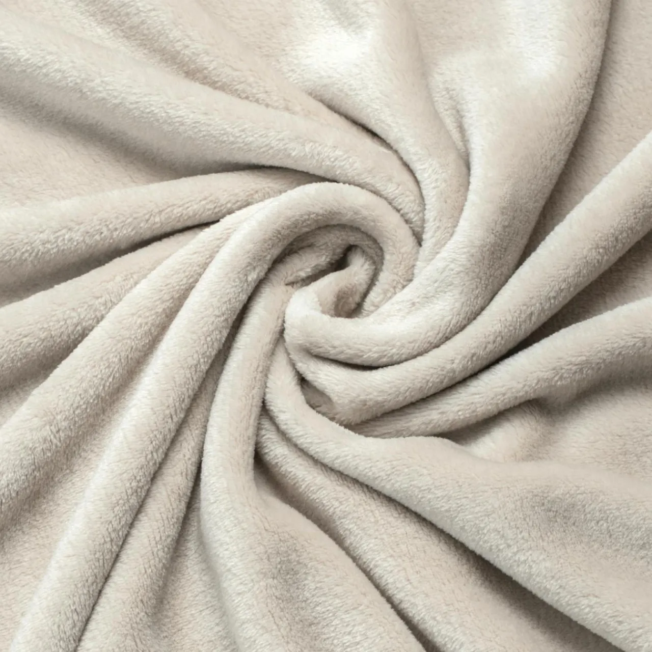 Plaid Et Jeté|EMINZA Plaid doux flanelle (180 x 230 cm) Didou grège Beige