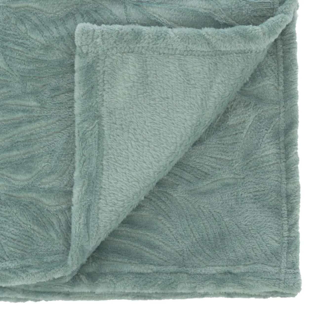 Plaid Et Jeté|Atmosphera, cru017dateur d'intu017drieur Plaid doux flanelle (125 x 150 cm) Ryo Bleu