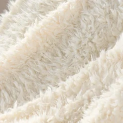 Plaid Et Jeté|douceur d'intu017drieur Plaid fausse fourrure (220 x 240 cm) Mouton Ecru