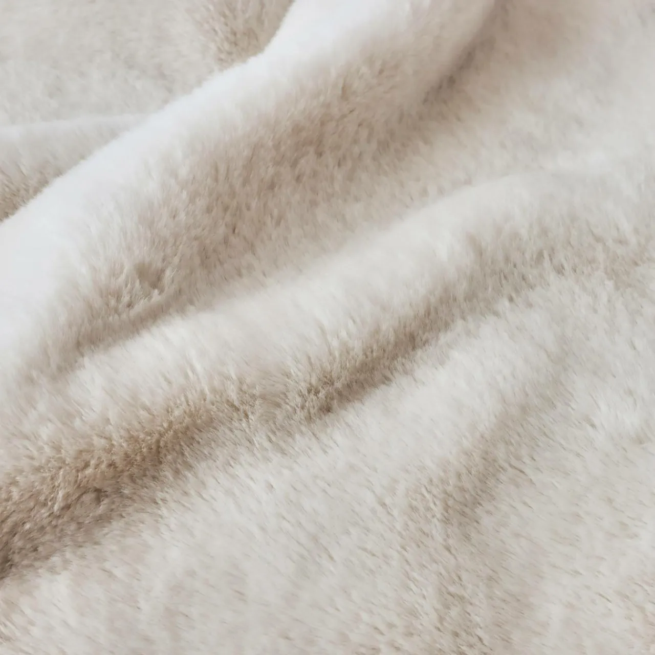 Plaid Et Jeté|EMINZA Plaid fausse fourrure (140 x 200 cm) Finn Blanc