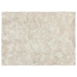 Plaid Et Jeté|Atmosphera, cru017dateur d'intu017drieur Plaid fausse fourrure (120 x 160 cm) Adriel Beige