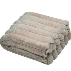 Plaid Et Jeté|STOF Plaid fausse fourrure (130 x 160 cm) Polary Beige