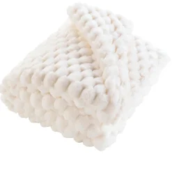 Plaid Et Jeté|douceur d'intu017drieur Plaid fausse fourrure (220 x 240 cm) Frosty Ecru