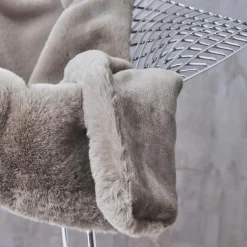 Plaid Et Jeté|EMINZA Plaid fausse fourrure (140 x 200 cm) Finn Taupe