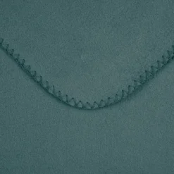 Plaid Et Jeté|LOVELY CASA Plaid polaire (125 x 150 cm) Carlton Bleu canard