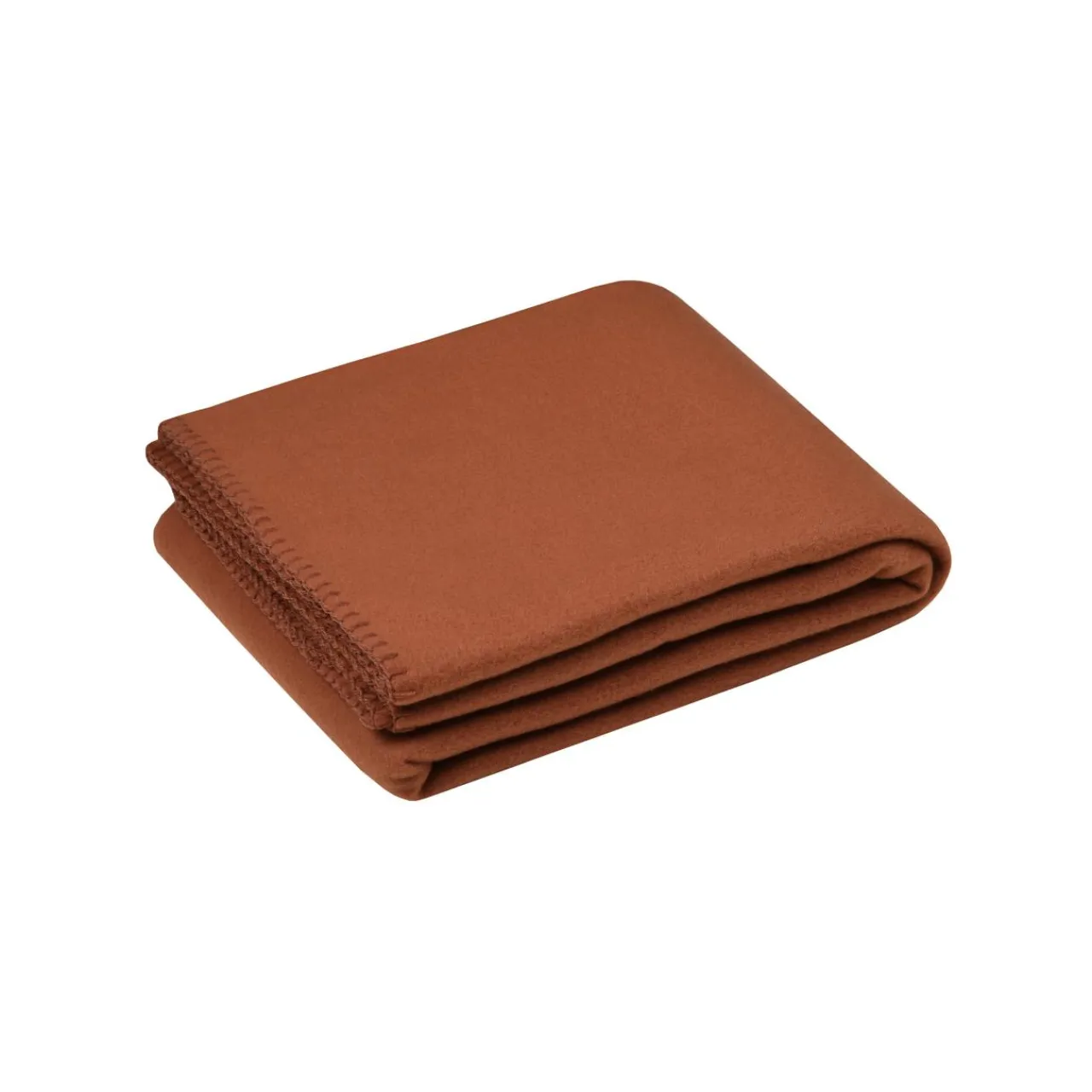 Plaid Et Jeté|STOF Plaid polaire (125 x 150 cm) Carlton Terracotta