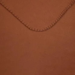 Plaid Et Jeté|STOF Plaid polaire (125 x 150 cm) Carlton Terracotta