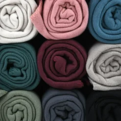 Plaid Et Jeté|STOF Plaid polaire (125 x 150 cm) Carlton Gris Anthracite