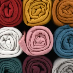 Plaid Et Jeté|STOF Plaid polaire (125 x 150 cm) Carlton Rouge