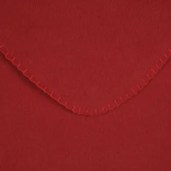 Plaid Et Jeté|STOF Plaid polaire (125 x 150 cm) Carlton Rouge