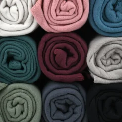 Plaid Et Jeté|STOF Plaid polaire (125 x 150 cm) Carlton Noir