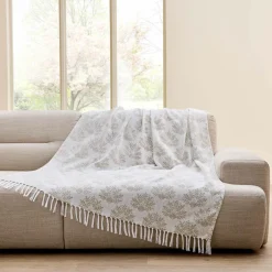 Plaid Et Jeté|douceur d'intu017drieur Plaid polycoton (125 x 150 cm) Majestia Beige