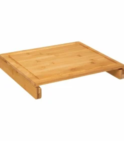 Egouttoir, Planche À Découper|ATMOSPHERA Planche à découper avec bac récupérateur (35 x 28 cm) naturel Bois