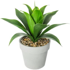 Plante Artificielle|ATMOSPHERA Plante artificielle (H34 cm) Aloe vera Vert