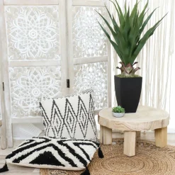 Plante Artificielle|ATMOSPHERA Plante artificielle (H73 cm) Palmier en pot Vert